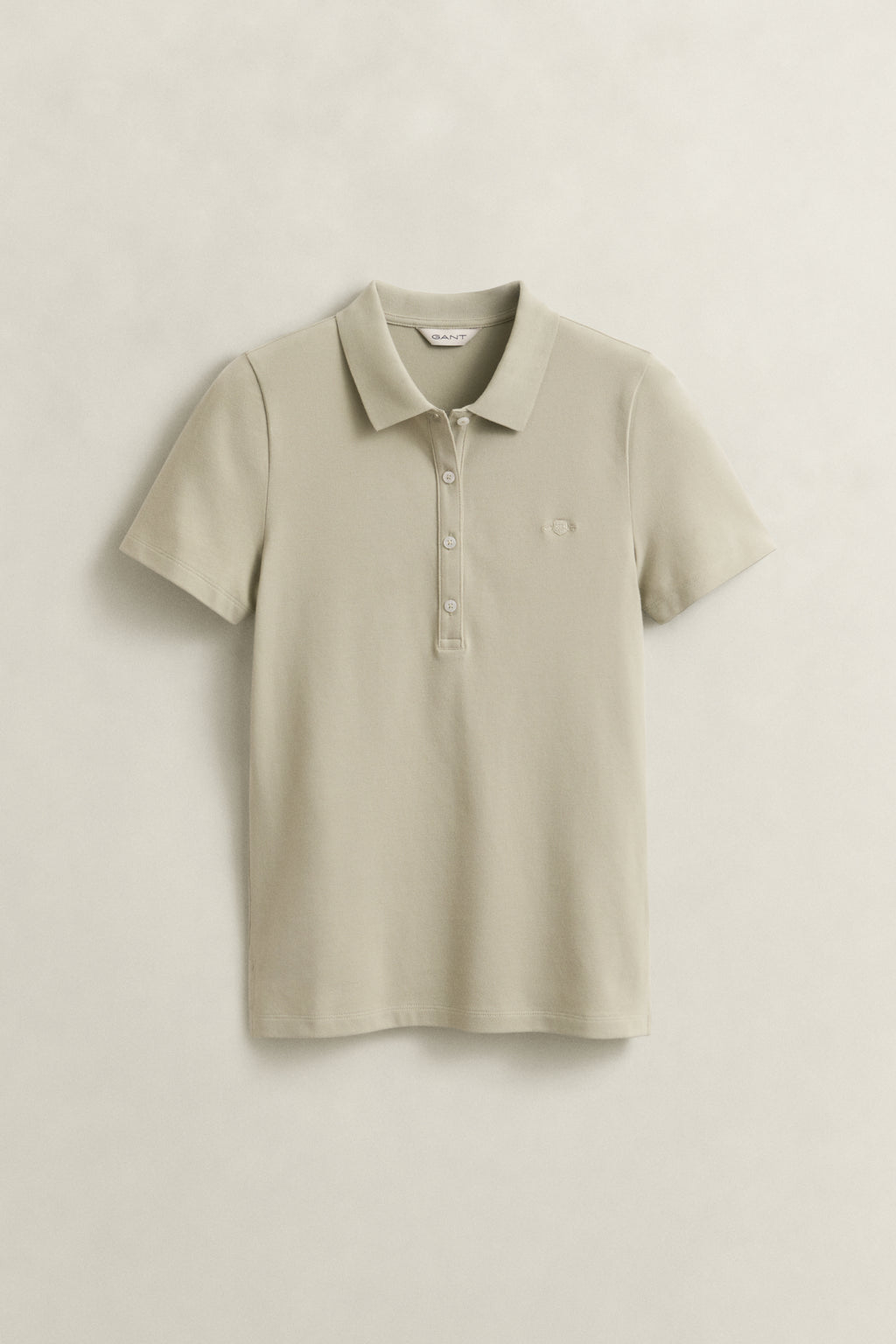 COUNTRY BEIGE, Slim Polo Shirt, FLAT-LAY BY GANT AU.