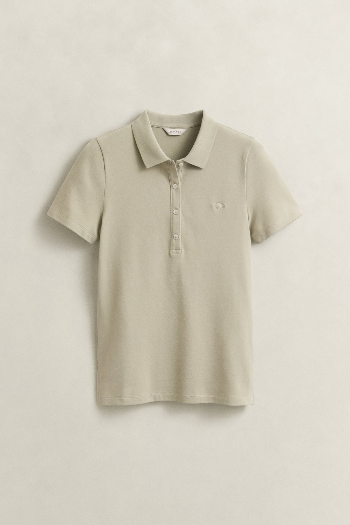 COUNTRY BEIGE, Slim Polo Shirt, FLAT-LAY BY GANT AU.