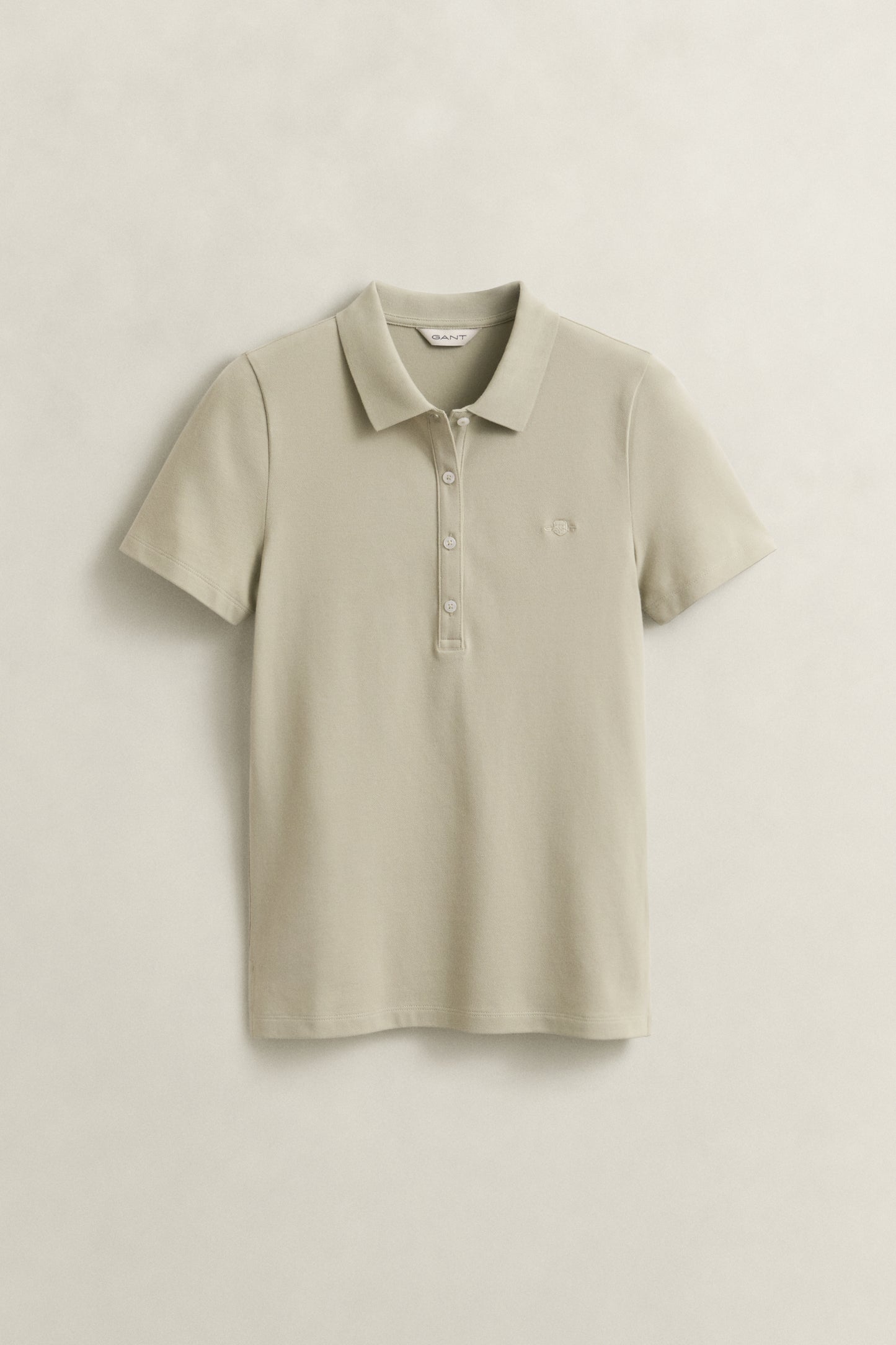 COUNTRY BEIGE, Slim Polo Shirt, FLAT-LAY BY GANT AU.
