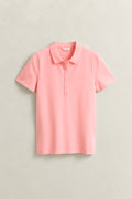 APRICOT PINK, Slim Polo Shirt, FLAT-LAY BY GANT AU.