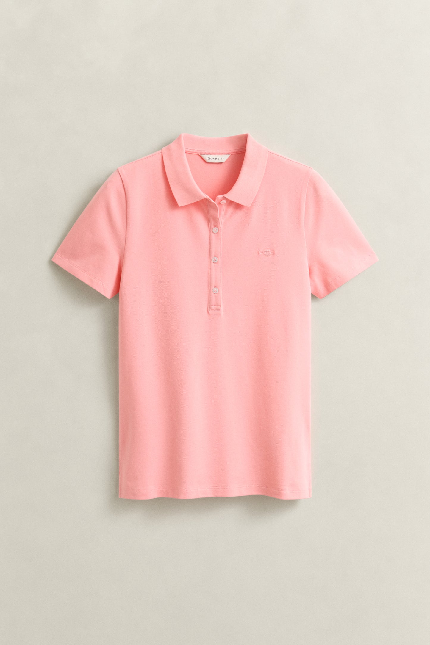 APRICOT PINK, Slim Polo Shirt, FLAT-LAY BY GANT AU.