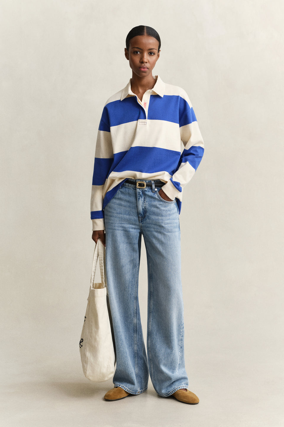 Striped Cotton Heavy Rugger