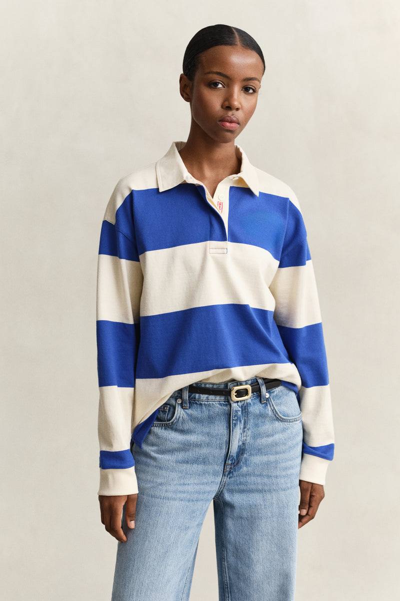Striped Cotton Heavy Rugger