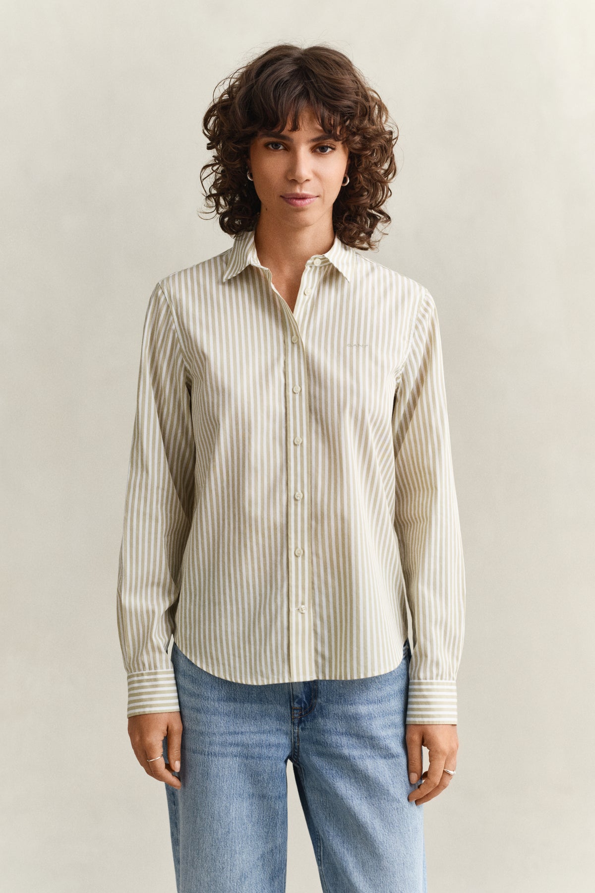 Regular Fit Classic Striped Poplin Shirt