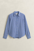 ROYAL BLUE, REG CLASSIC POPLIN STRIPED SHIRT, FLAT-LAY BY GANT AU.
