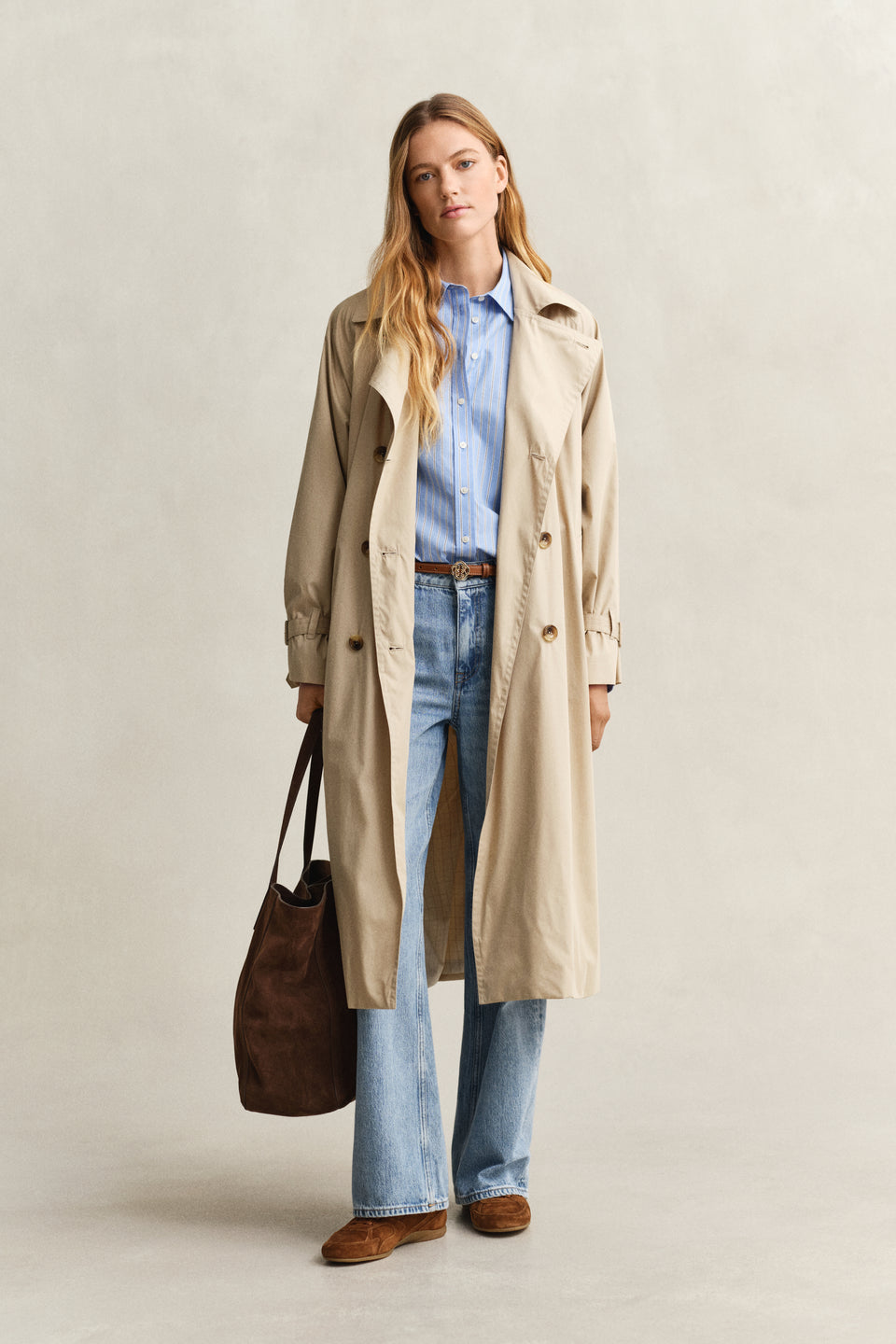 Regular Fit Classic Striped Poplin Shirt