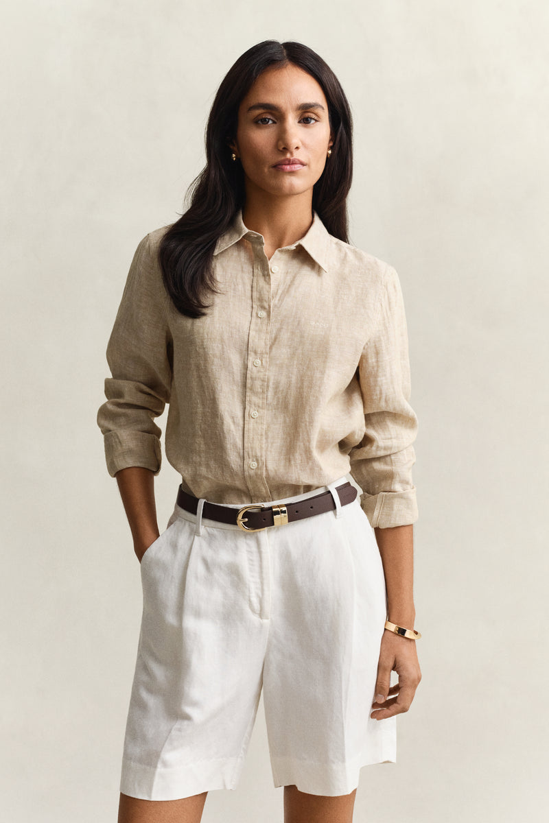 Regular Fit Linen Shirt