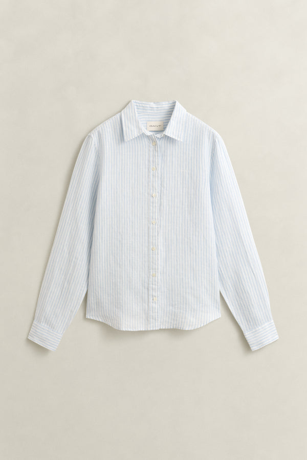 Regular Fit Striped Linen Shirt