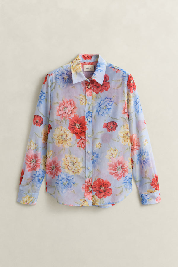 Floral Cotton Silk Shirt
