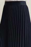 EVENING BLUE, Pleated Midi Skirt, CLOSE-UP BY GANT AU.