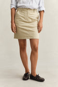 MODEL WEARING CHINO SKIRT