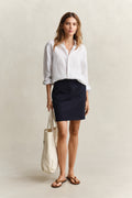 EVENING BLUE, CHINO SKIRT BY GANT AU.