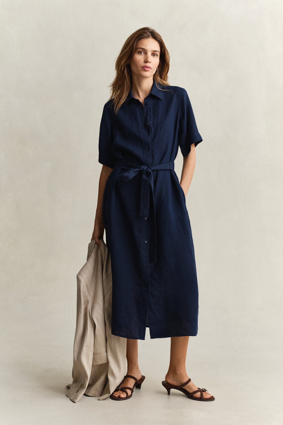 Linen Shirt Dress