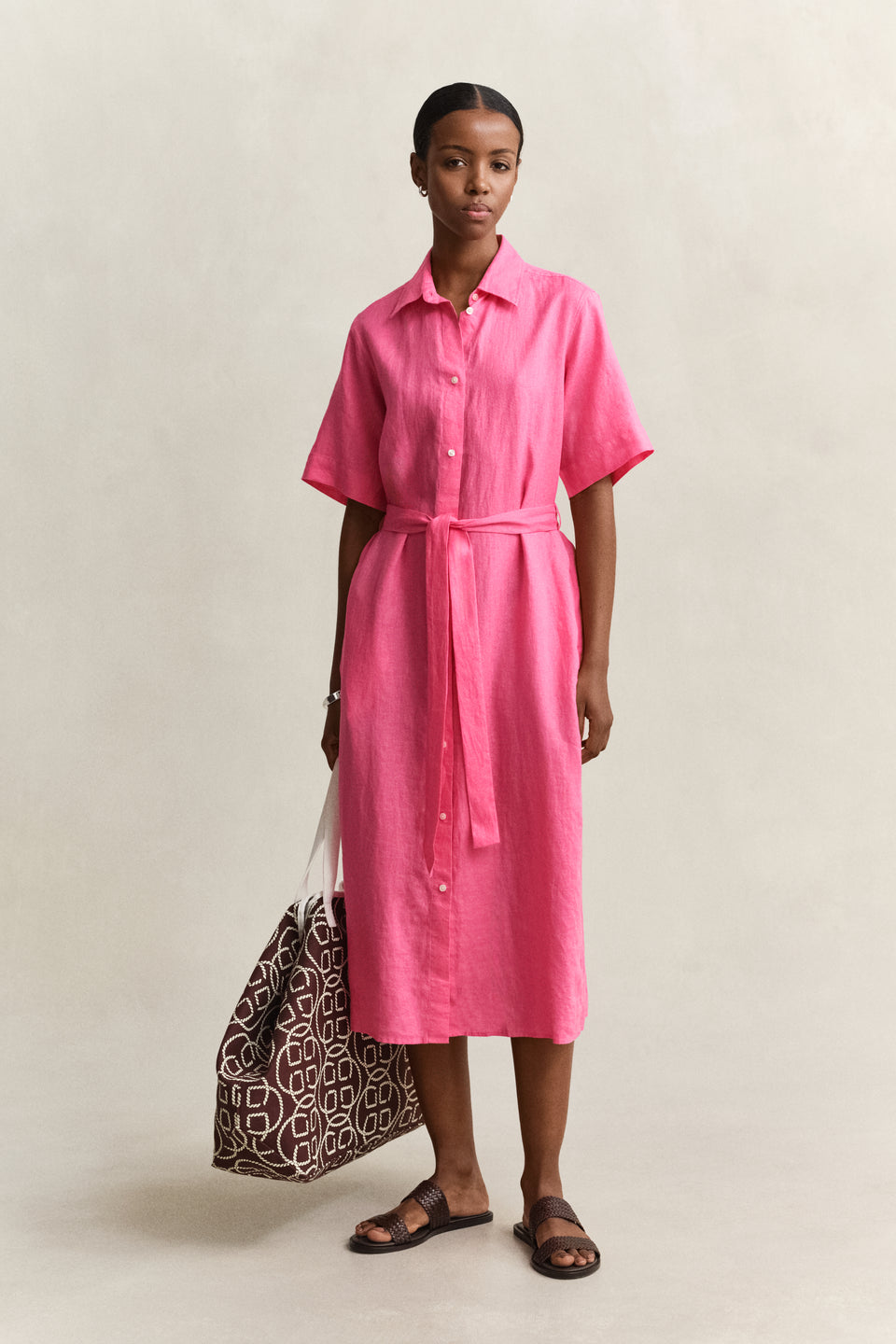 Linen Shirt Dress