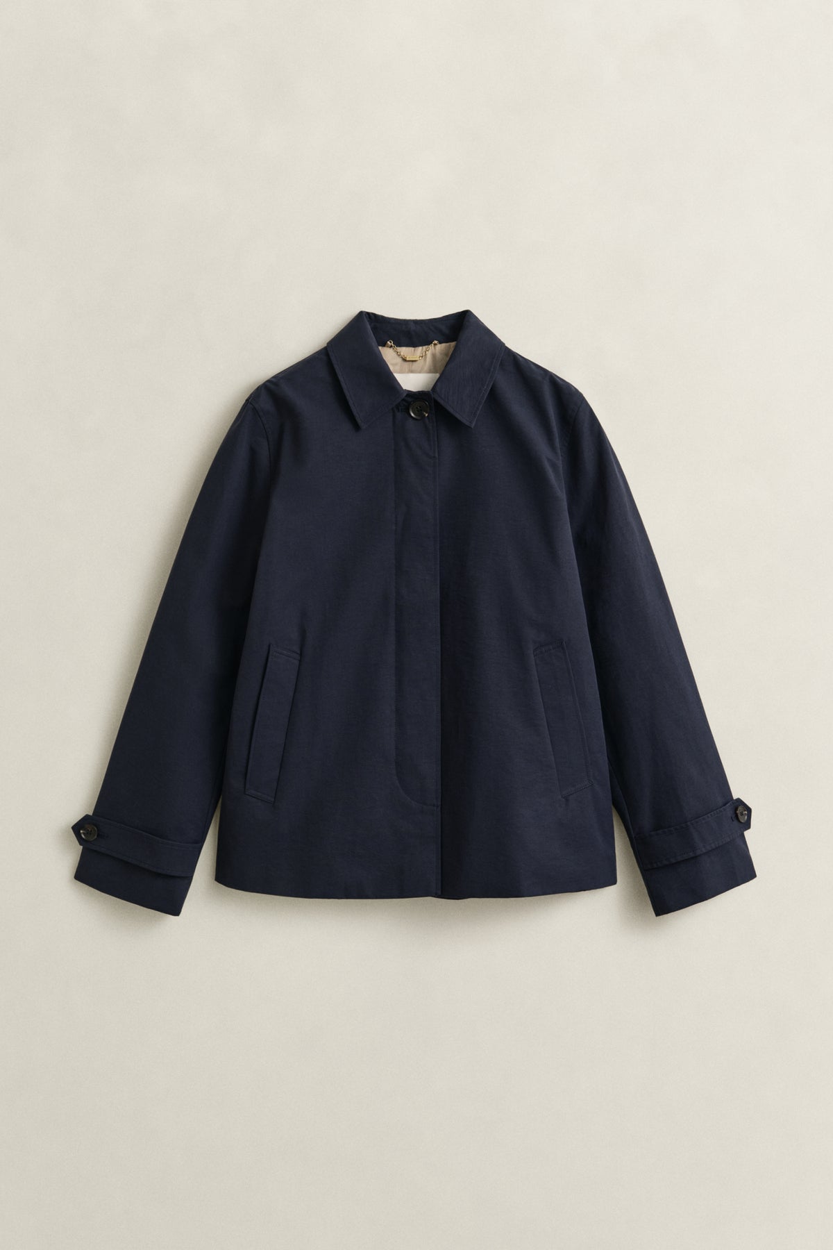 EVENING BLUE, Short Car Coat, FLAT-LAY BY GANT AU.