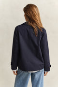 EVENING BLUE, Short Car Coat, BACK-VIEW BY GANT AU.