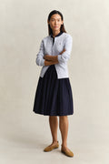 LIGHT BLUE, Stretch Cable Knit Cardigan BY GANT AU.