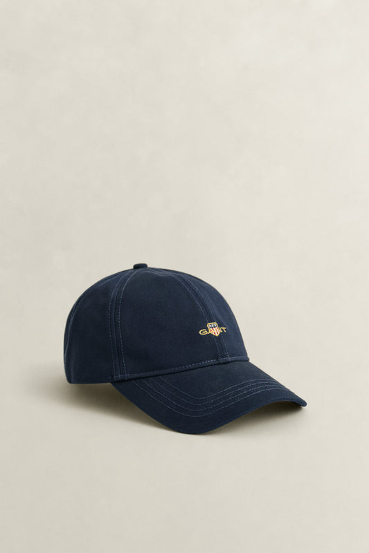 MARINE, SHIELD COTTON TWILL CAP, FRONT-VIEW BY GANT AU.