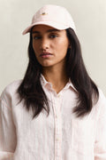 APRICOT PINK, SHIELD COTTON TWILL CAP BY GANT AU.