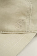 OAT BEIGE, LINEN BLEND CAP, CLOSE-UP BY GANT AU.
