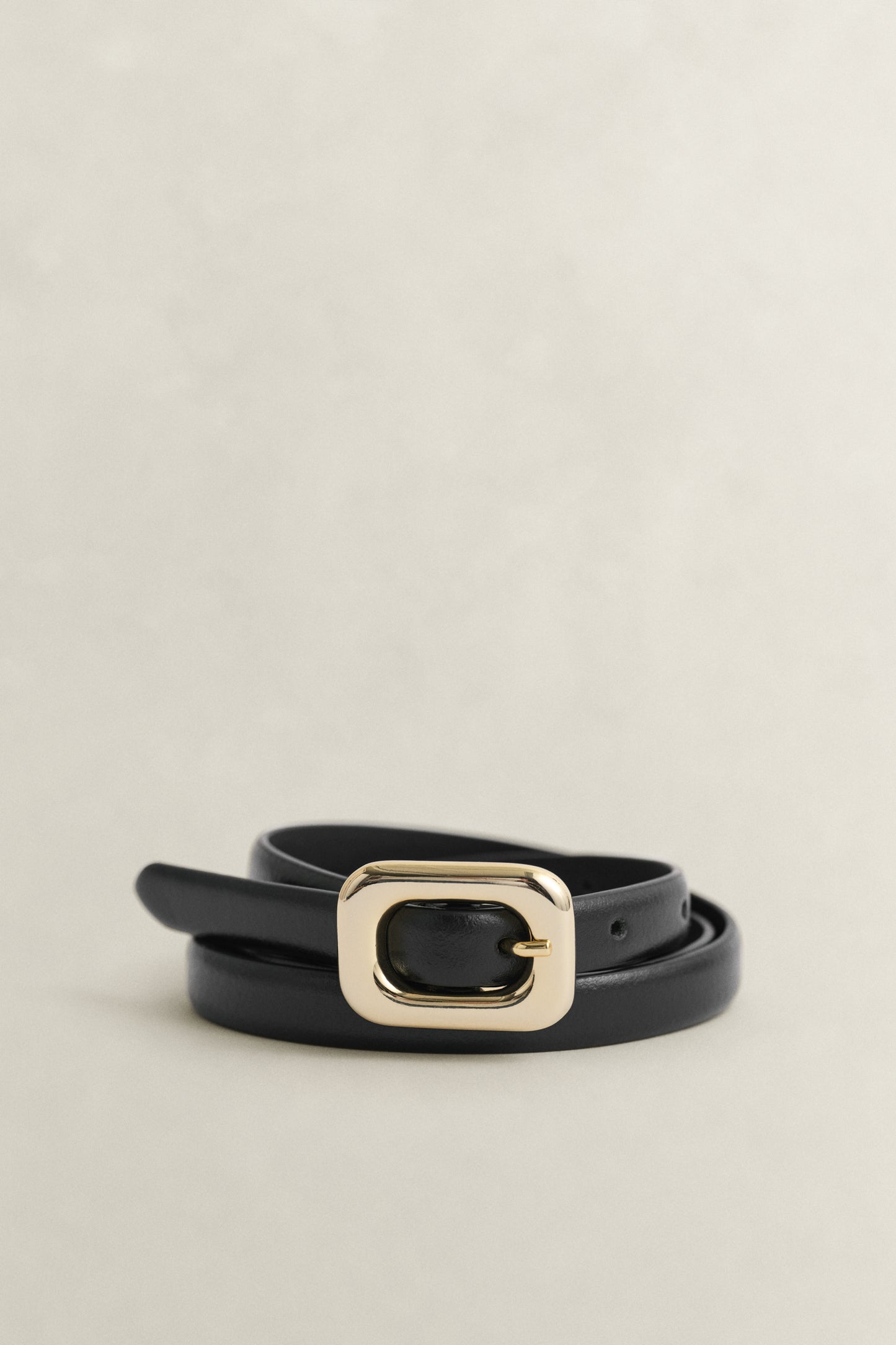 BLACK, Leather Belt BY GANT AU.