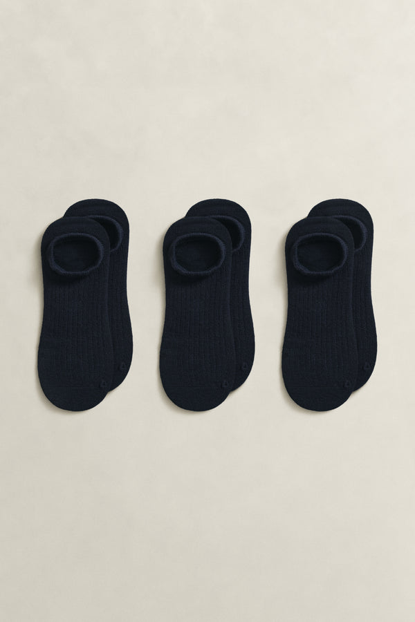 EVENING BLUE, 3-Pack Lyocell Ankle Socks BY GANT AU.
