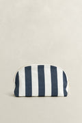 NAVY, AOP CANVAS WASHBAG, BACK-VIEW BY GANT AU.