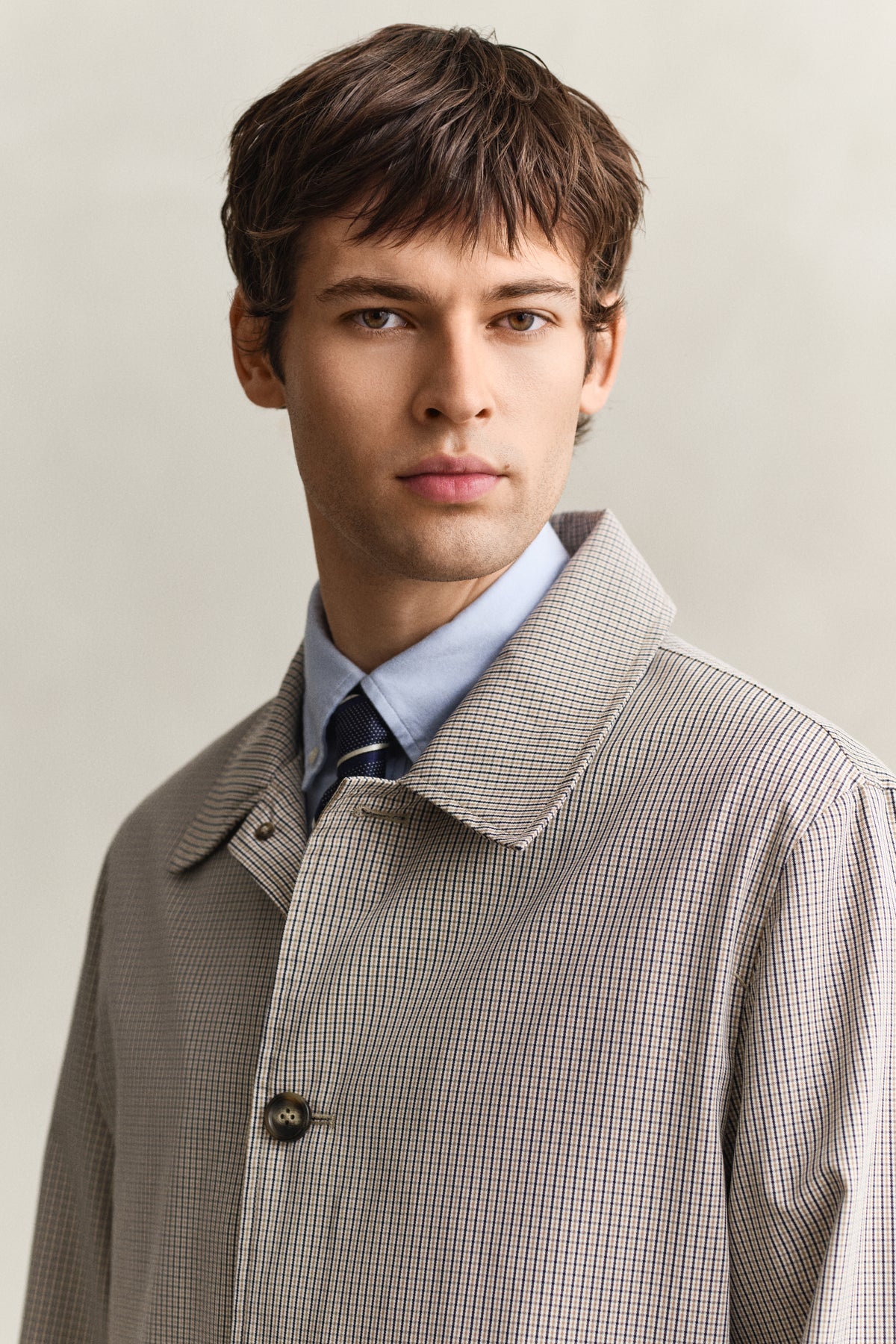 Cotton Blend Car Coat