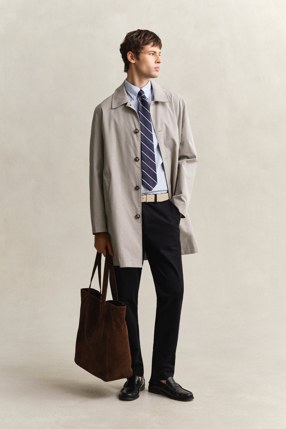 Cotton Blend Car Coat