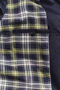 EVENING BLUE, COTTON BLEND CAR COAT, CLOSE-UP BY GANT AU.
