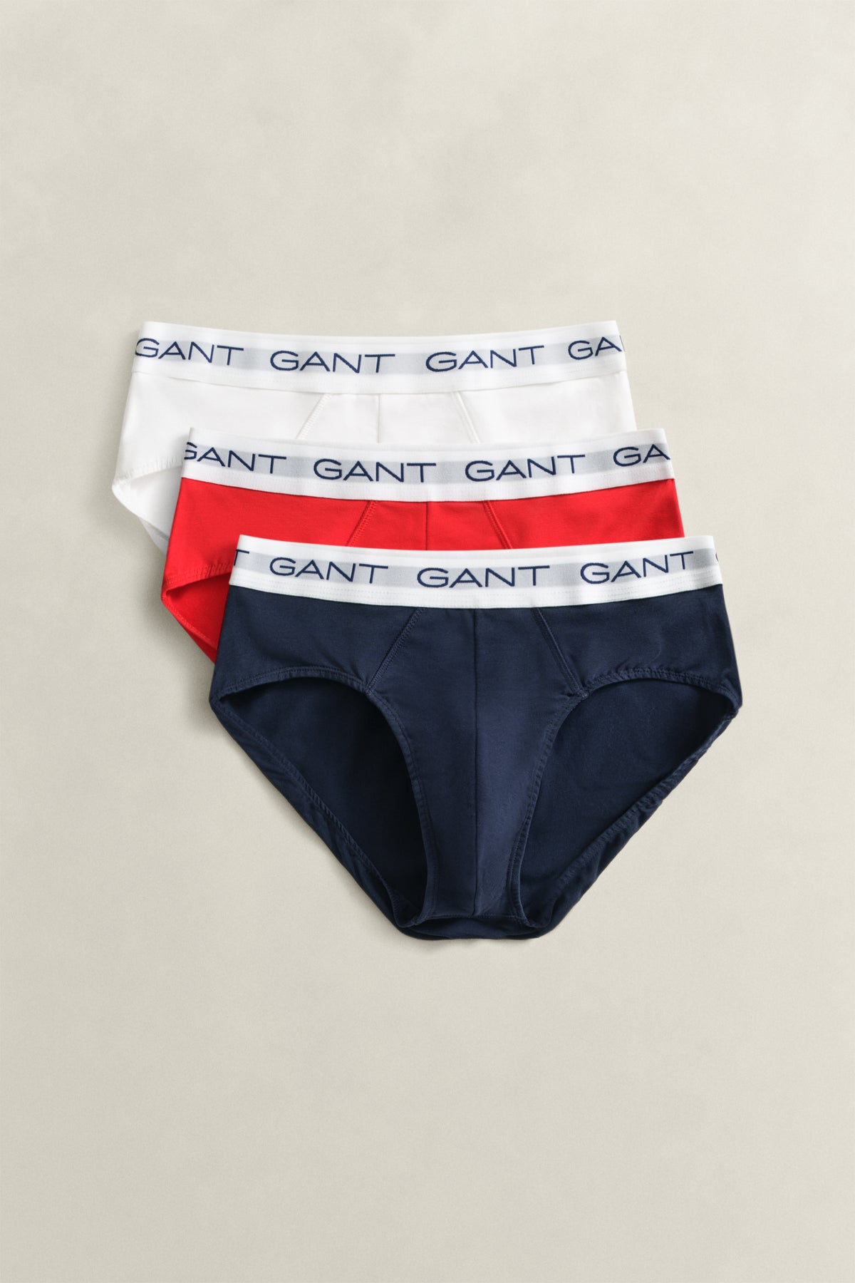 MULTICOLOR, 3-Pack Briefs, FRONT-VIEW BY GANT AU.