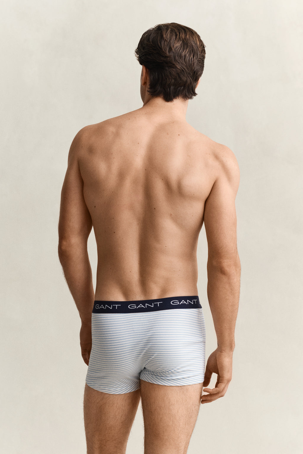 MARINE, THIN STRIPE TRUNK 3-PACK, BACK-VIEW BY GANT AU.