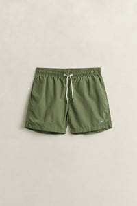 DRY HERB GREEN, Swim Shorts, FRONT-VIEW BY GANT AU.