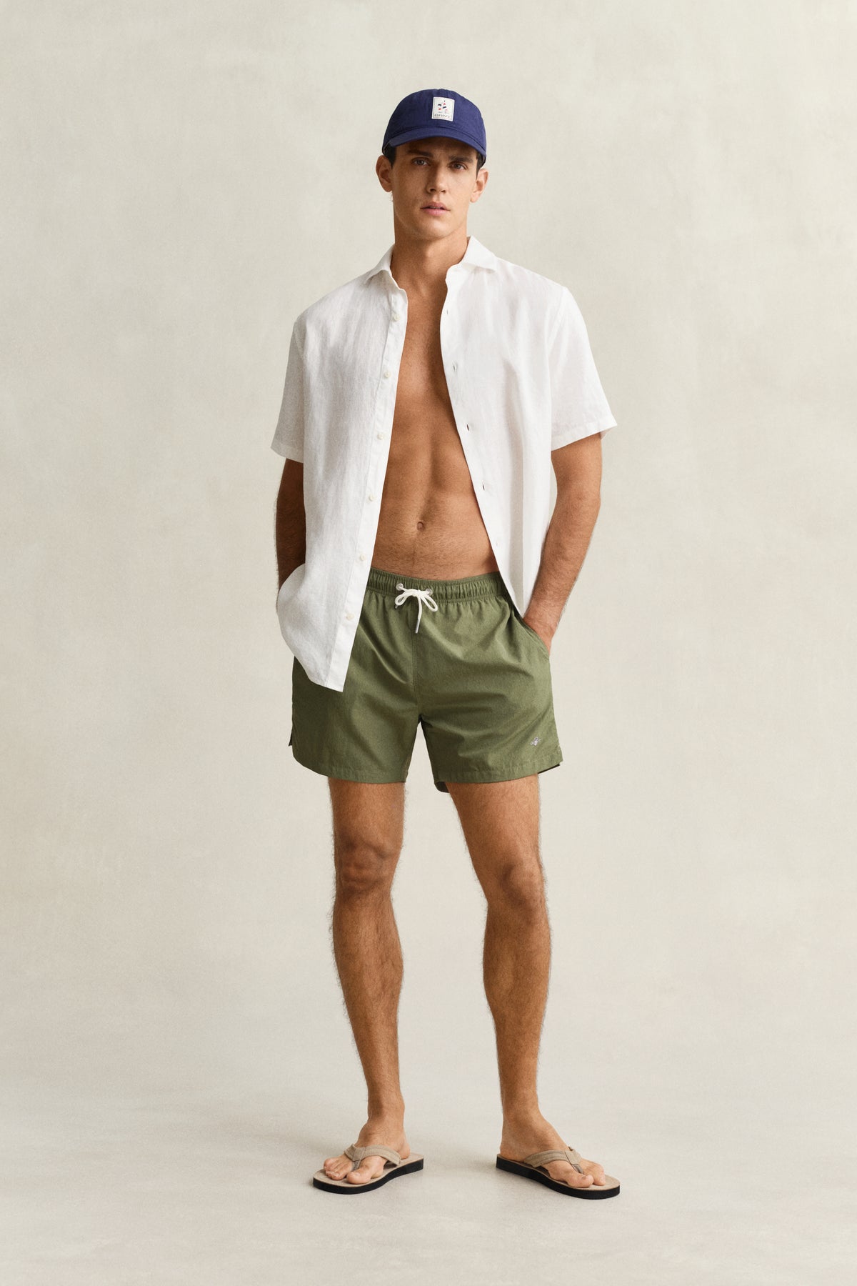 DRY HERB GREEN, Swim Shorts BY GANT AU.