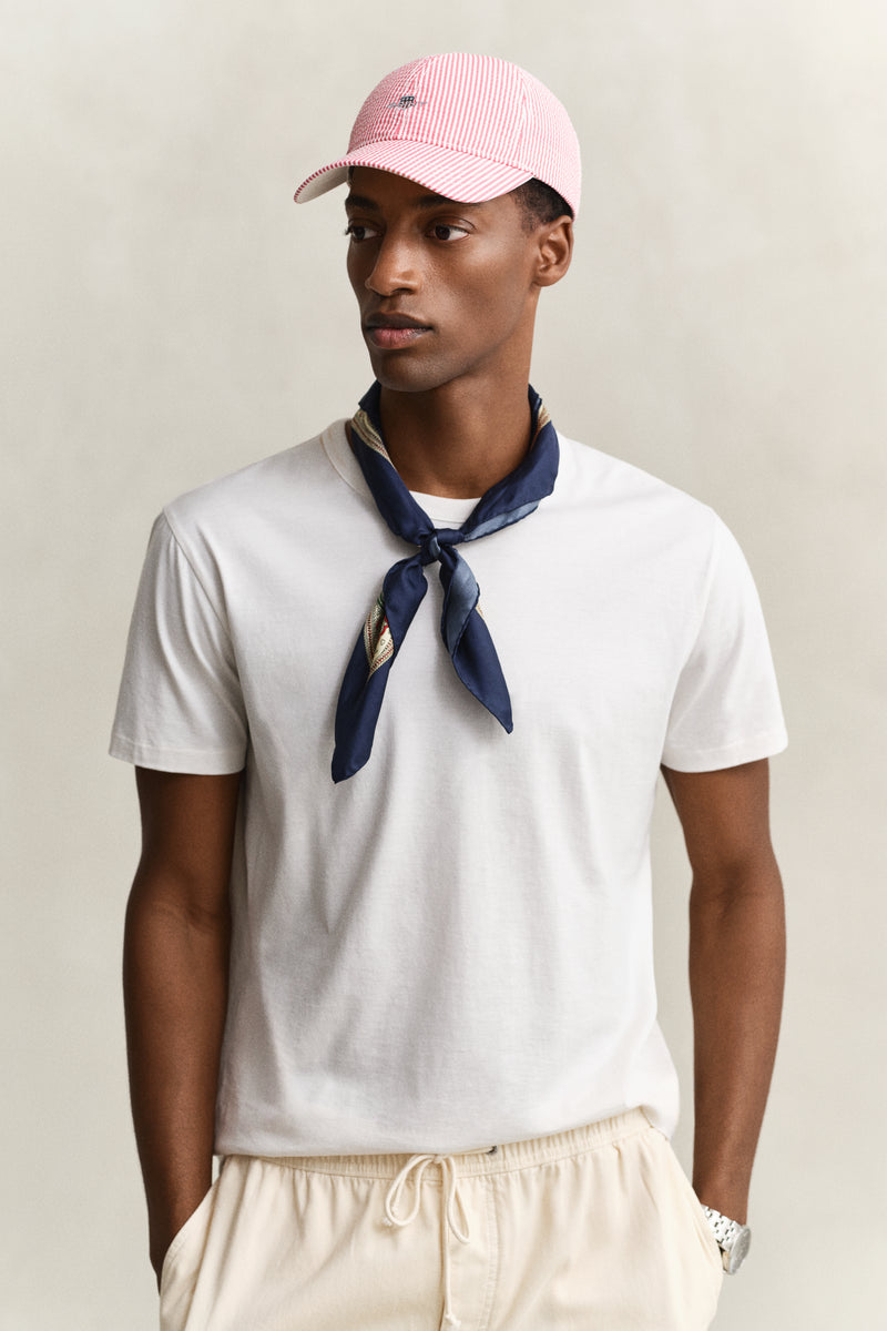 Seersucker Cap