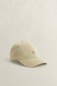 OAT BEIGE, Shield Cap, FRONT-VIEW BY GANT AU.
