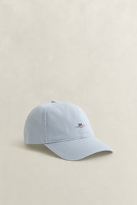 MUTED BLUE, Shield Cap, FRONT-VIEW BY GANT AU.