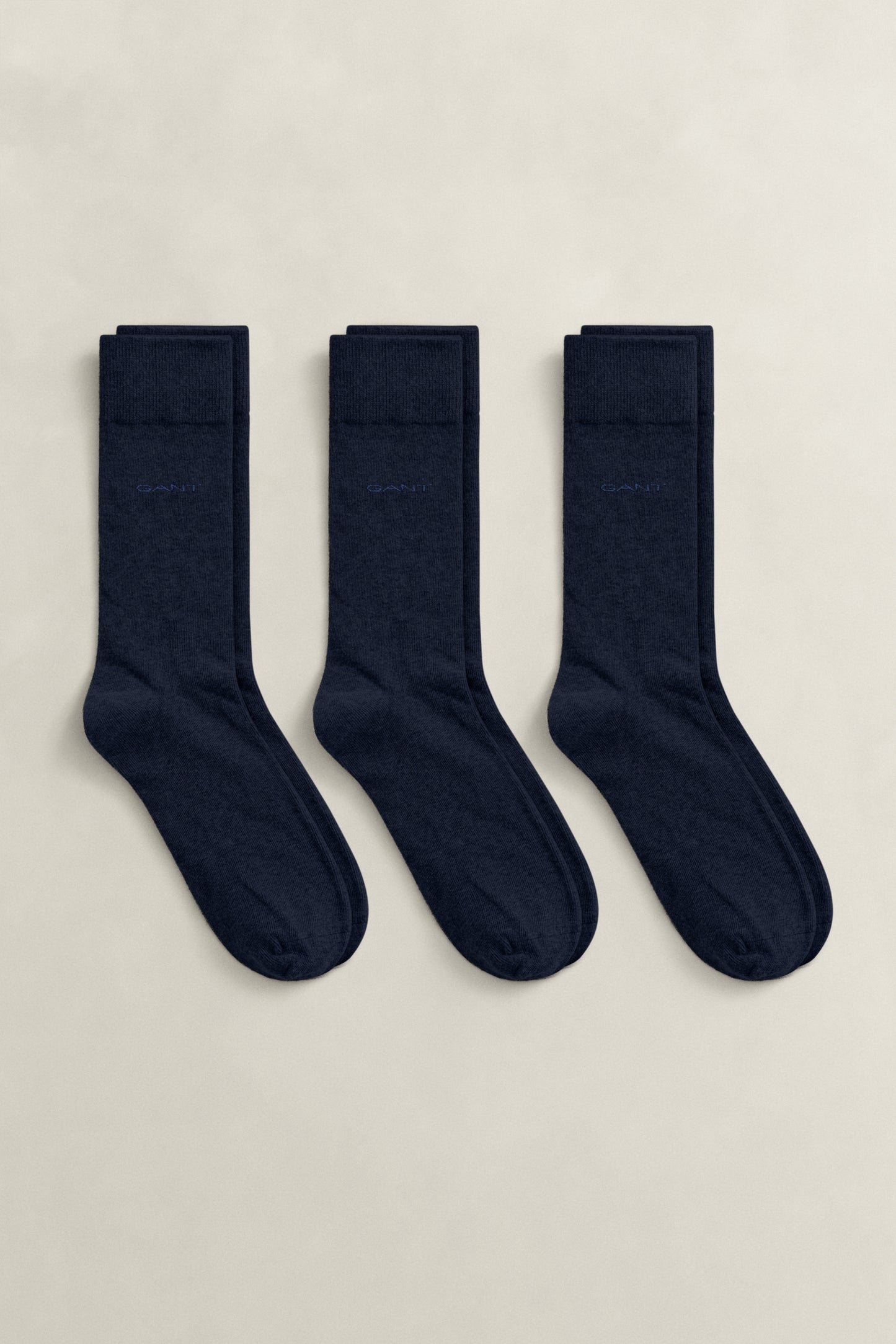MARINE, SOFT COTTON SOCKS 3-PACK BY GANT AU.