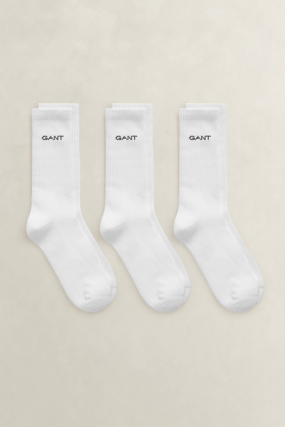 WHITE, SPORT SOCKS 3-PACK BY GANT AU.