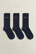 MARINE, SPORT SOCKS 3-PACK BY GANT AU.