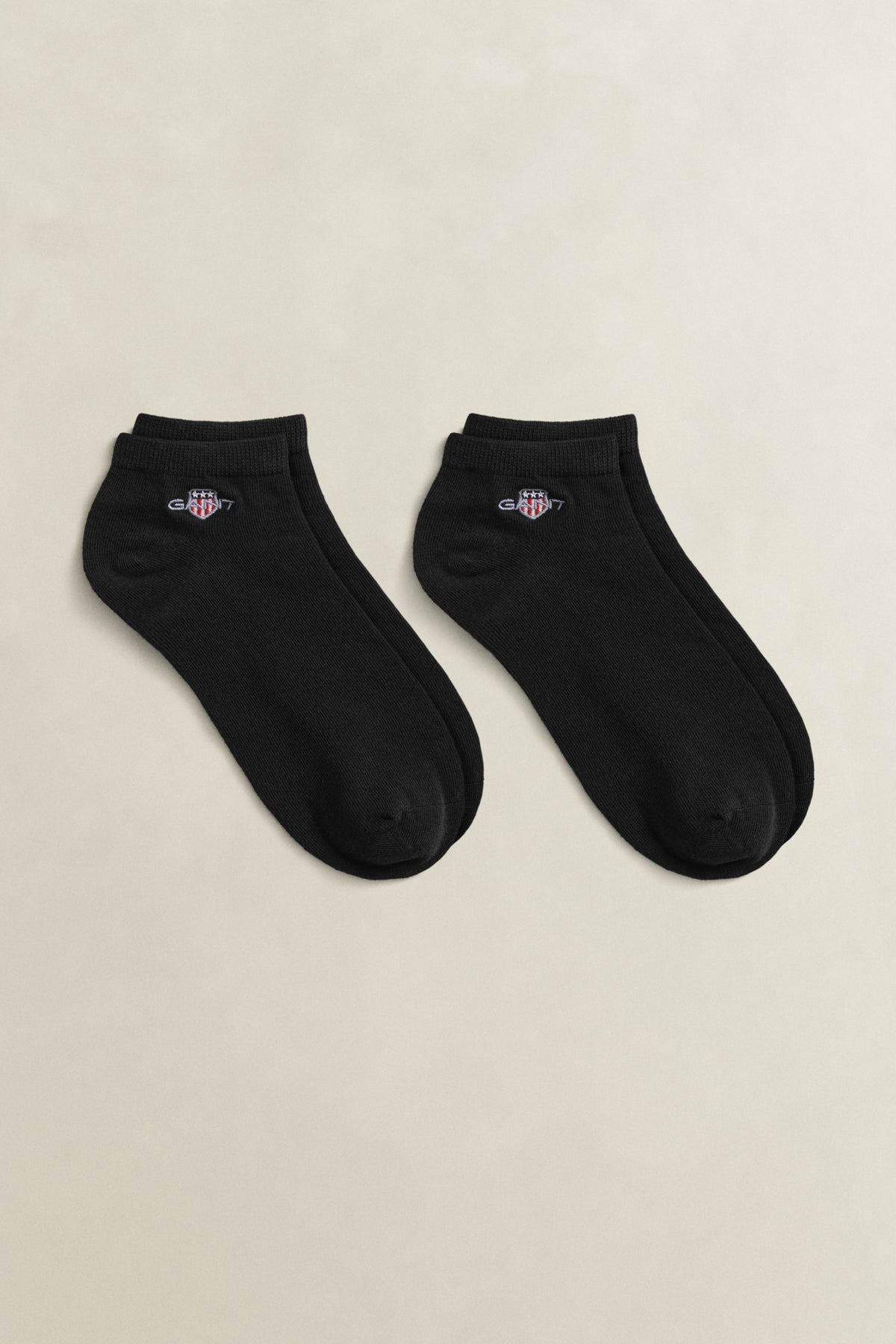 BLACK, 2-Pack Shield Ankle Socks BY GANT AU.
