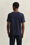 EVENING BLUE, Shield T-Shirt, BACK-VIEW BY GANT AU.