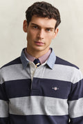 GREY MELANGE, Classic Heavy Rugger, CLOSE-UP BY GANT AU.