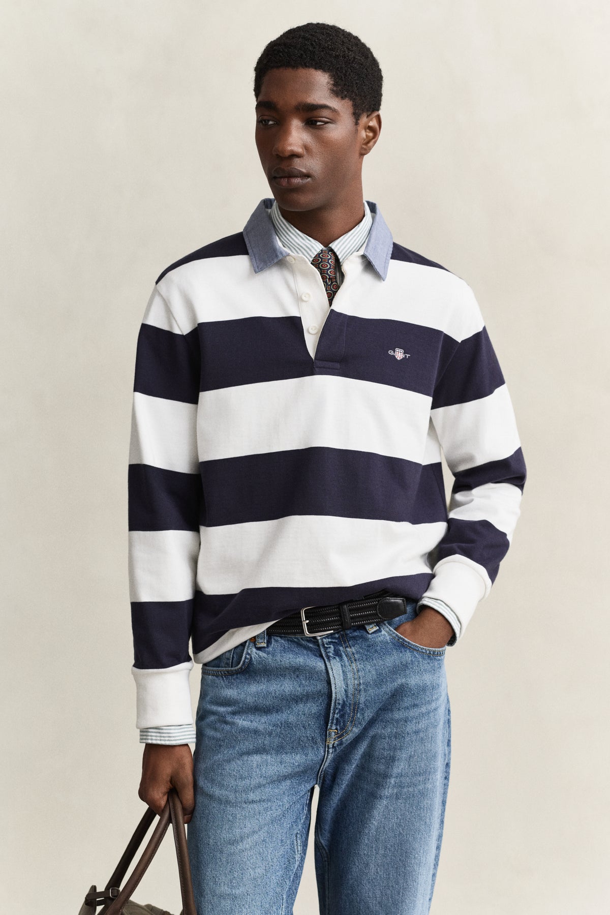 EGGSHELL, Classic Heavy Rugger, FRONT-VIEW BY GANT AU.