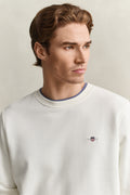 EGGSHELL, REG SHIELD C-NECK SWEAT, CLOSE-UP BY GANT AU.