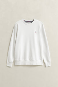 EGGSHELL, REG SHIELD C-NECK SWEAT, FLAT-LAY BY GANT AU.