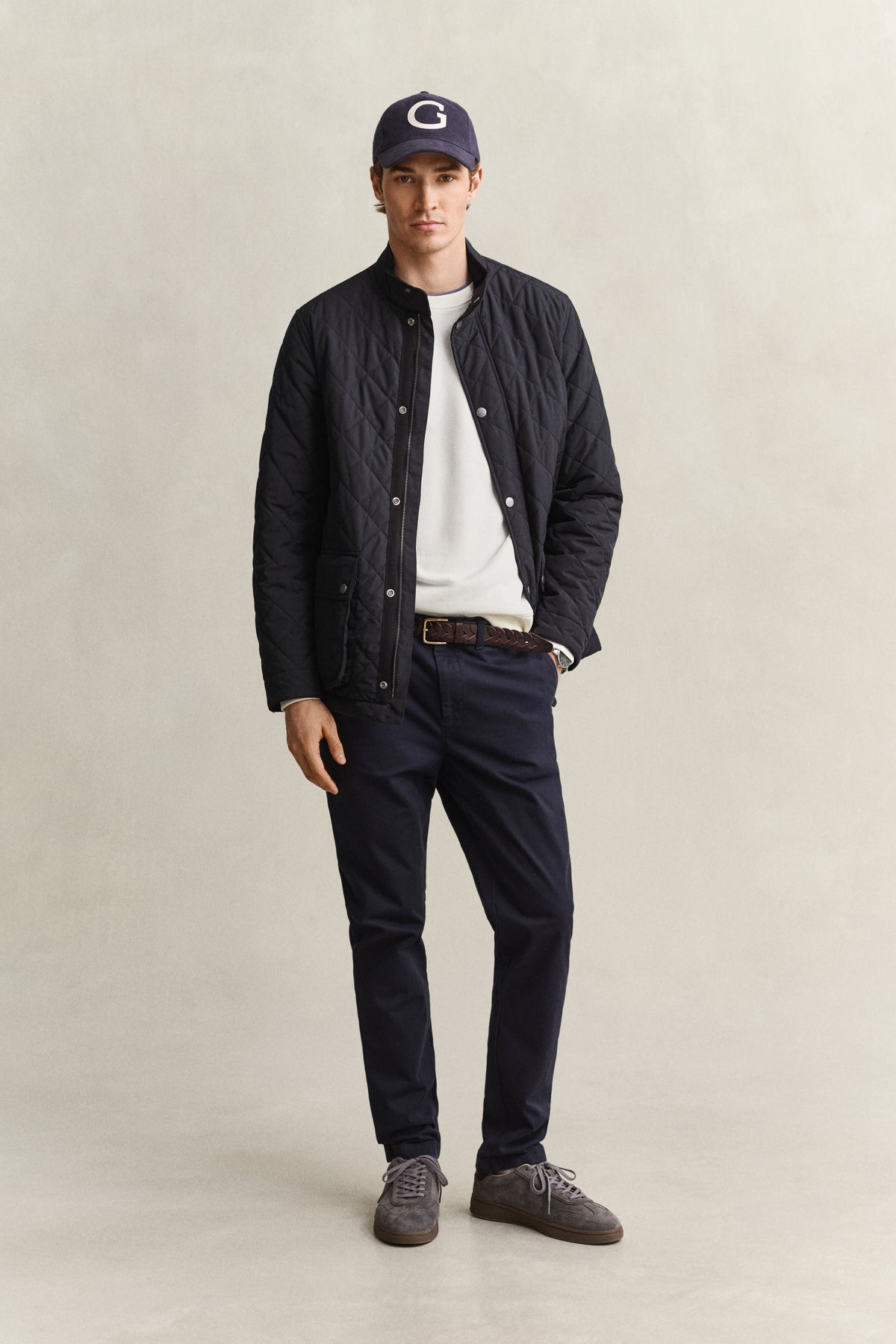 EGGSHELL, REG SHIELD C-NECK SWEAT BY GANT AU.