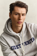 MODEL WEARING YALE HOODIE