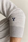 GREY MELANGE, YALE HOODIE, CLOSE-UP BY GANT AU.