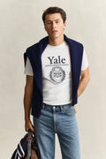 EGGSHELL, YALE T-SHIRT BY GANT AU.